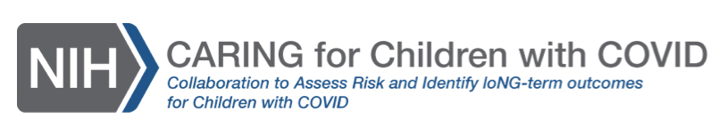 NIH CARING for kids with COVID Logo